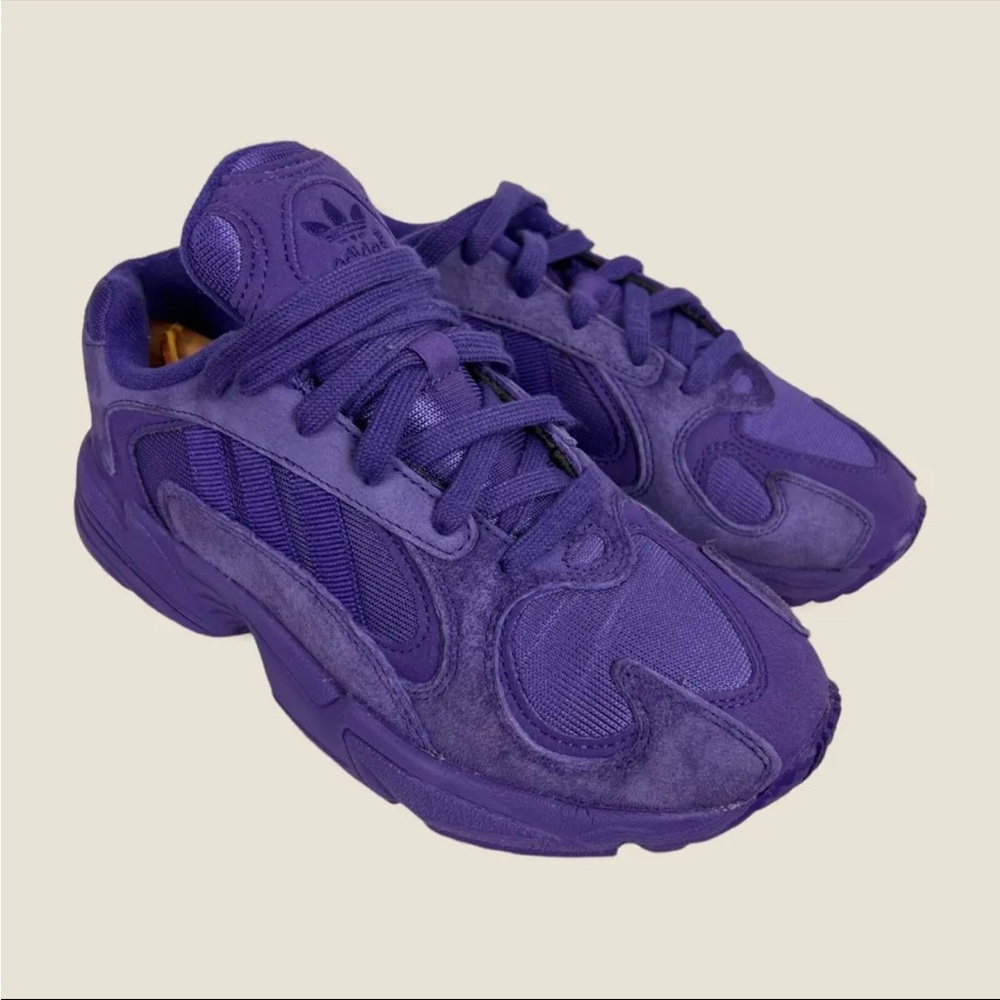 Adidas Originals Yung 1-Unity Purple Suede/Mesh Women’s 6.5 Sneakers (F37071)